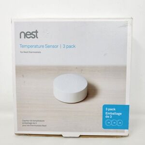 Google Nest Temperature Sensor 3 Pack‎ White T5001SF for Nest Thermostats